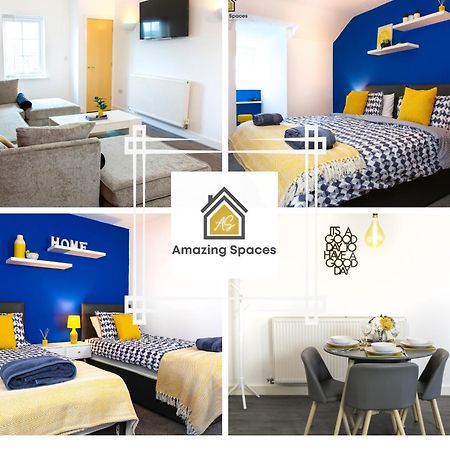 Large Unique 2 Bedroom Duplex Apartment With Private Parking & Free Wifi - Vat Qualifying By Amazing Spaces Relocations Ltd Warrington  Bagian luar foto