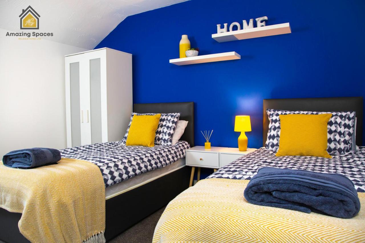 Large Unique 2 Bedroom Duplex Apartment With Private Parking & Free Wifi - Vat Qualifying By Amazing Spaces Relocations Ltd Warrington  Bagian luar foto